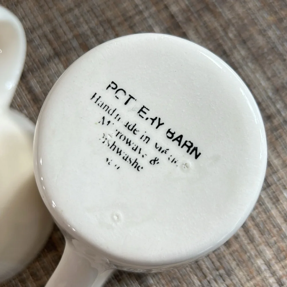 Pottery Barn Coffee mugs Vintage